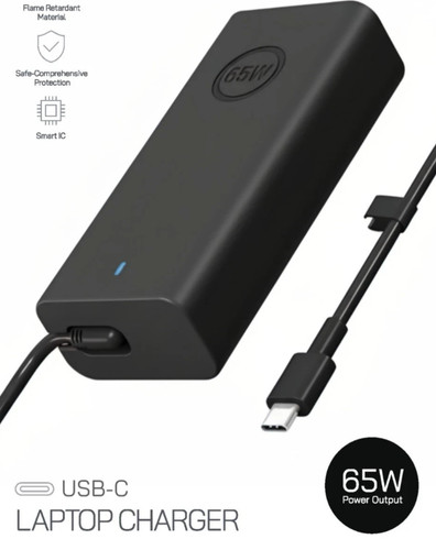 65w usb type adapter - c, type-c