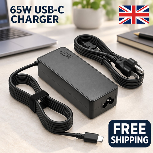 65w type laptop charger usb - type, c